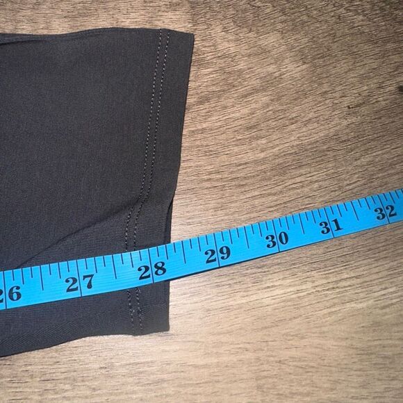 Eileen Fisher Stretch Organic Cotton Ankle Leggings graphite gray 2X NEW - Picture 8 of 8